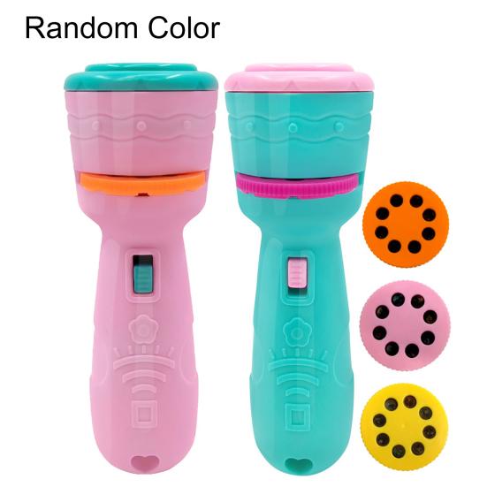 

Flashlight Projector Practical Ability Puzzle Early Education Slide Projector Flashlight Toy for Kids