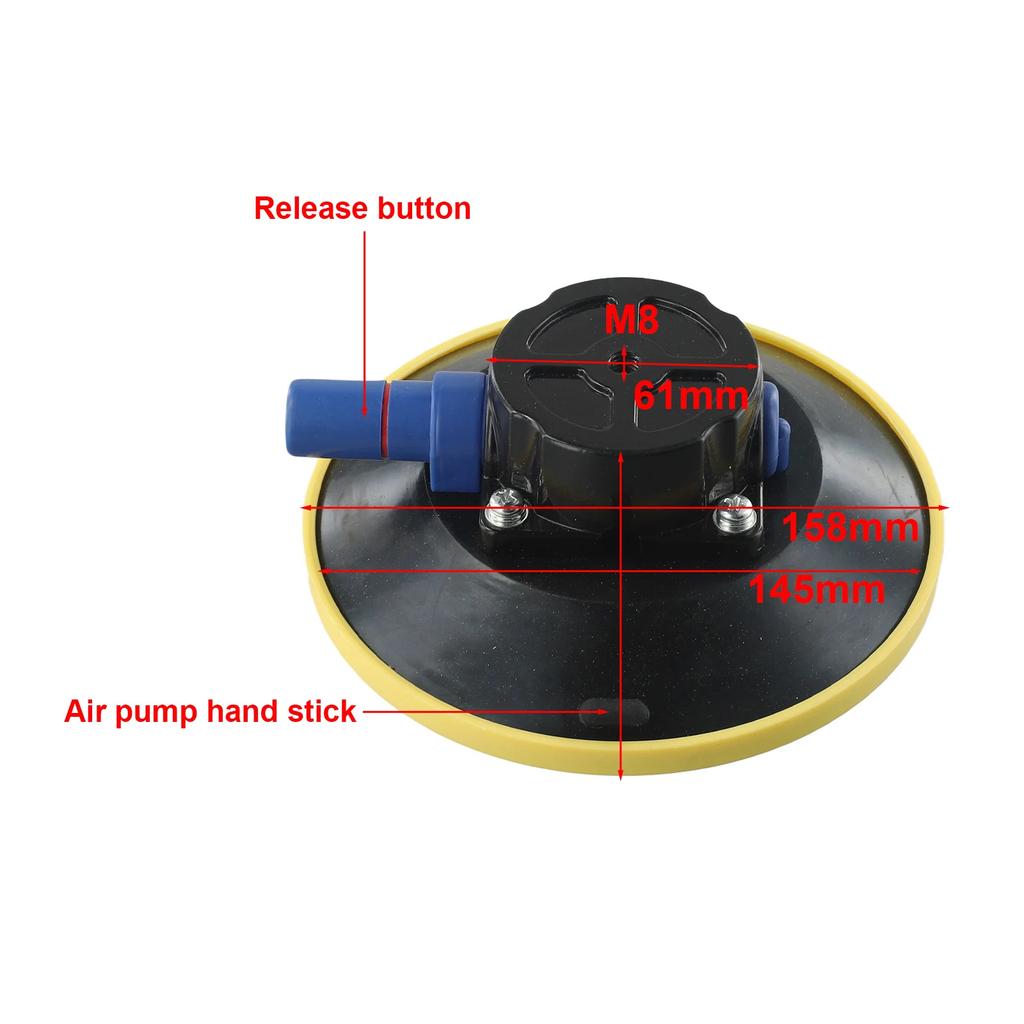 High Quality 6" Suction Cup Mount Base Brand New Suction Cup 1 Pcs Hand Tools Metal Mounts On Cars Nitrile Rubber