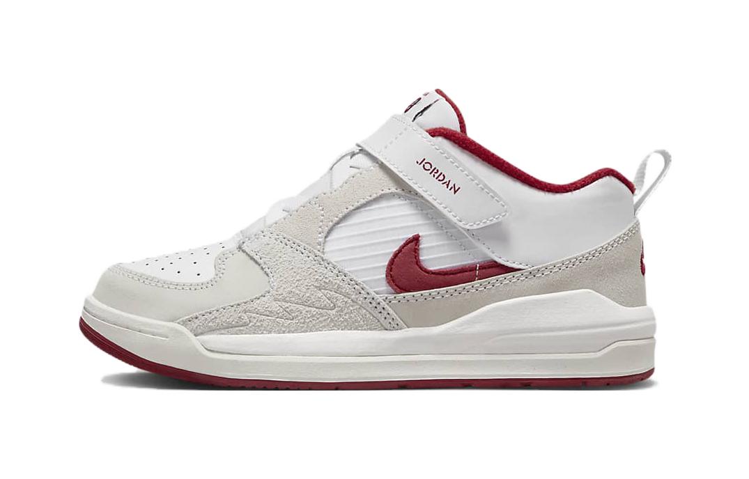 Jordan Stadium 90 White Sail Varsity Red (PS) 33.5