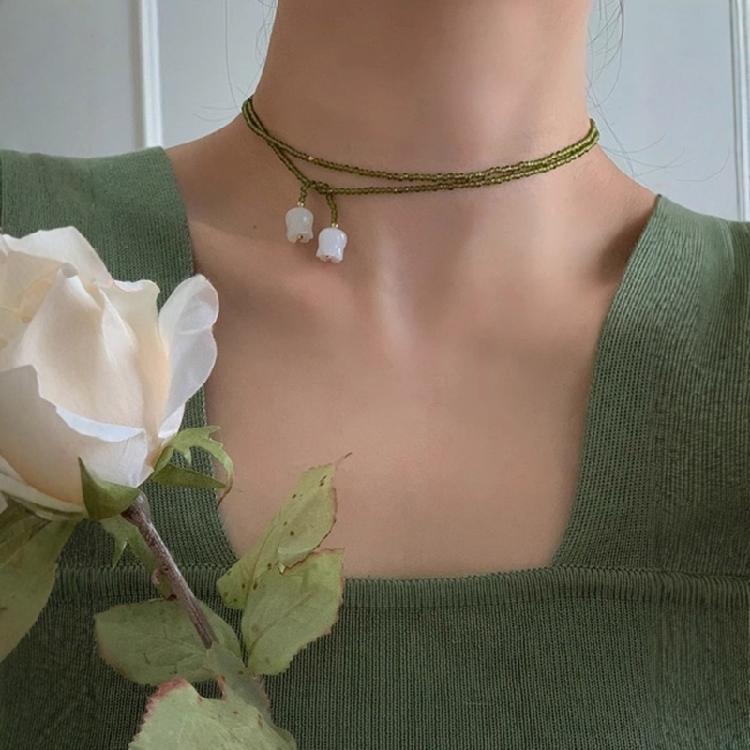 Trendy Beads Necklace Sophisticated Chain Necklace Clavicle Chain Perfect for Women Who Appreciate Timelesses Elegances