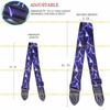 A1A2 Antislip Guitar Strap Comfortable Shoulder Strap Professional Guitar Strap for Includes Picks and Strap Button