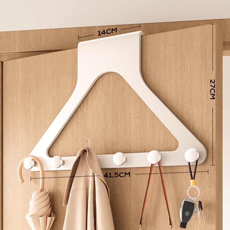 

Над дверными крючками, самоклеящийся настенный крючок, вешалка для полотенец с 6 крючками, без сверления, органайзер за дверью