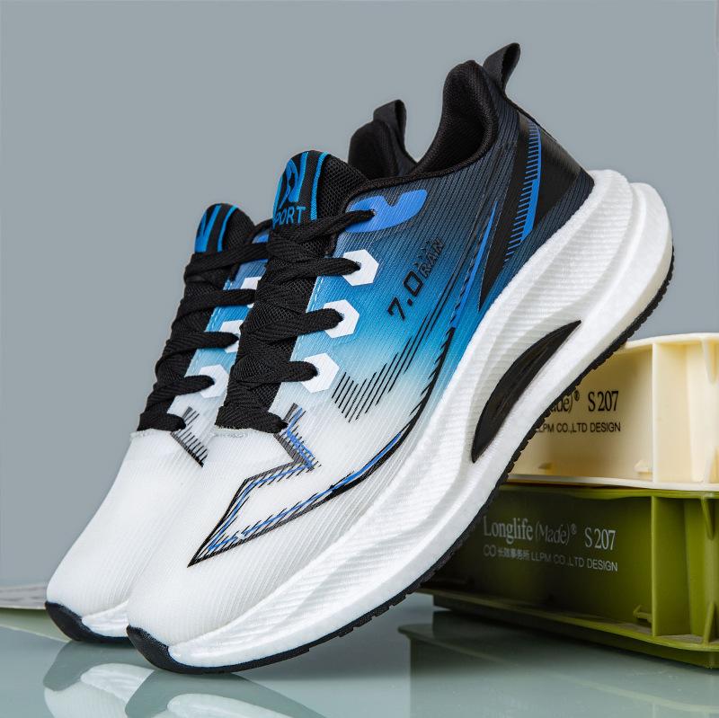 Men's Shoes New Fashion Trend Lightweight Korean Version Simple Casual Shoes Outdoor Running Comfortable Versatile Sports Shoes