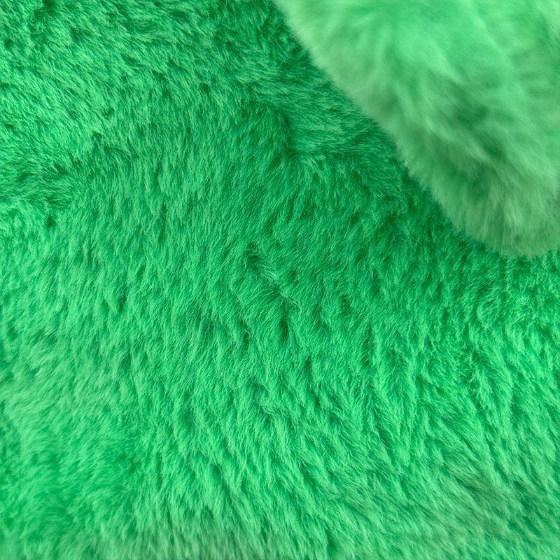 Plüsch Cartoon Drache Motorrad Helmbezug - Grüner fliegender Drache