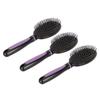 3 Pcs Oval Hair Teasing Comb Scalp Massager Styling Large Board Air Cushion Brush Comb for Household