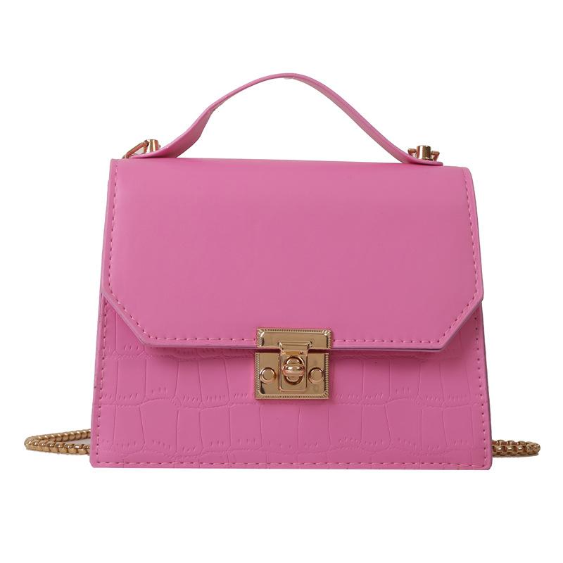 Chain trend handbag casual commuter shoulder bag 2024 summer new bag women's fashion simple messenger bag