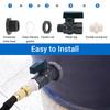 PVC Rain Barrel Valve With Inner Connection Fitting Adapter Rain Barrel Diverter Kit