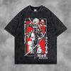 Hot game Nier Automata Type B Yorha Plus Size Unisex Anime Lover Washed Tshirt personality Clothes Year round clothing Couples