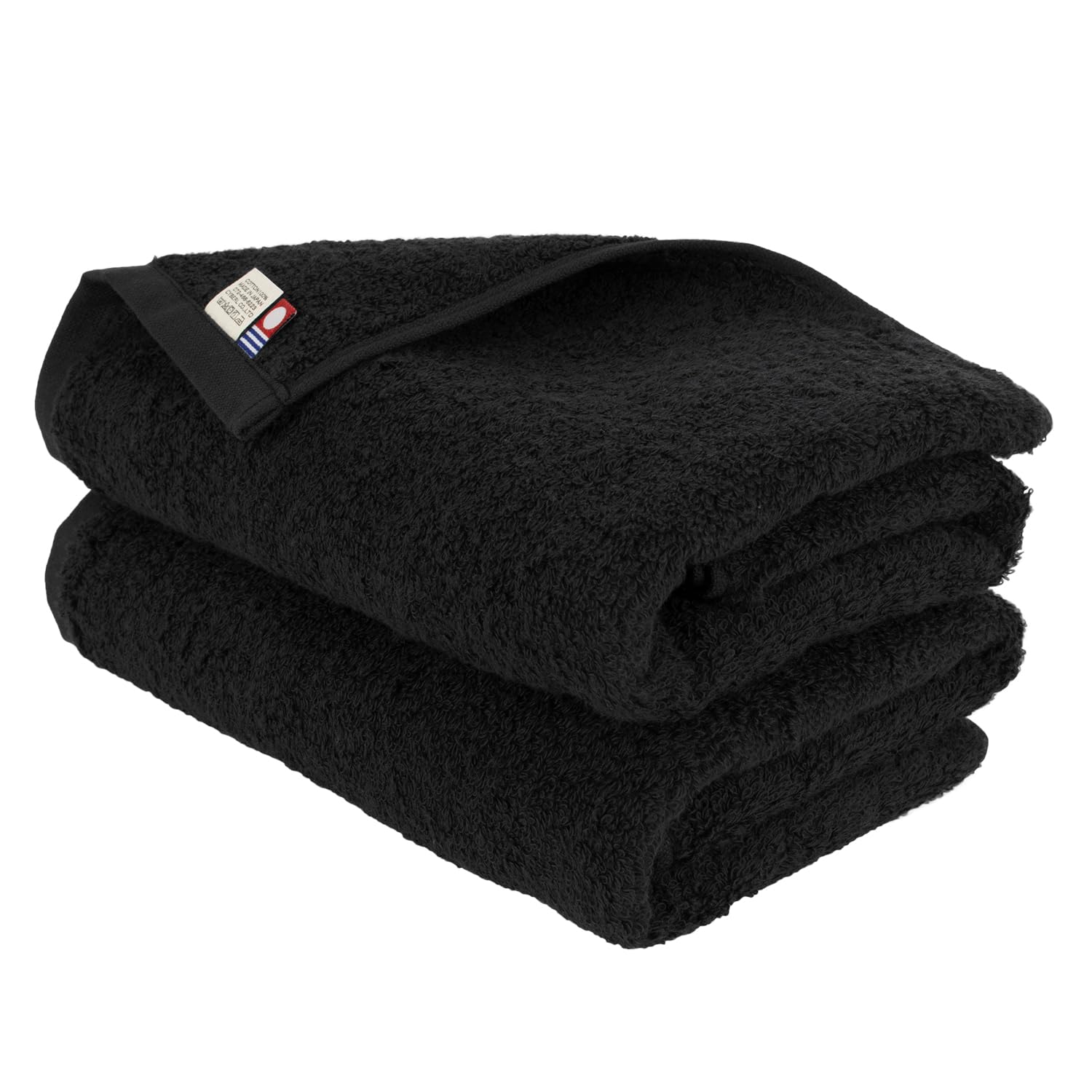 

aso Мини Банные Полотенца Полотенца Имабари Набор из 2 Средней Толщины 44 x 100см Хлопок Сделано в Японии Полотенце [ ] 100% Всех (Комплект 2, черный) чёрный