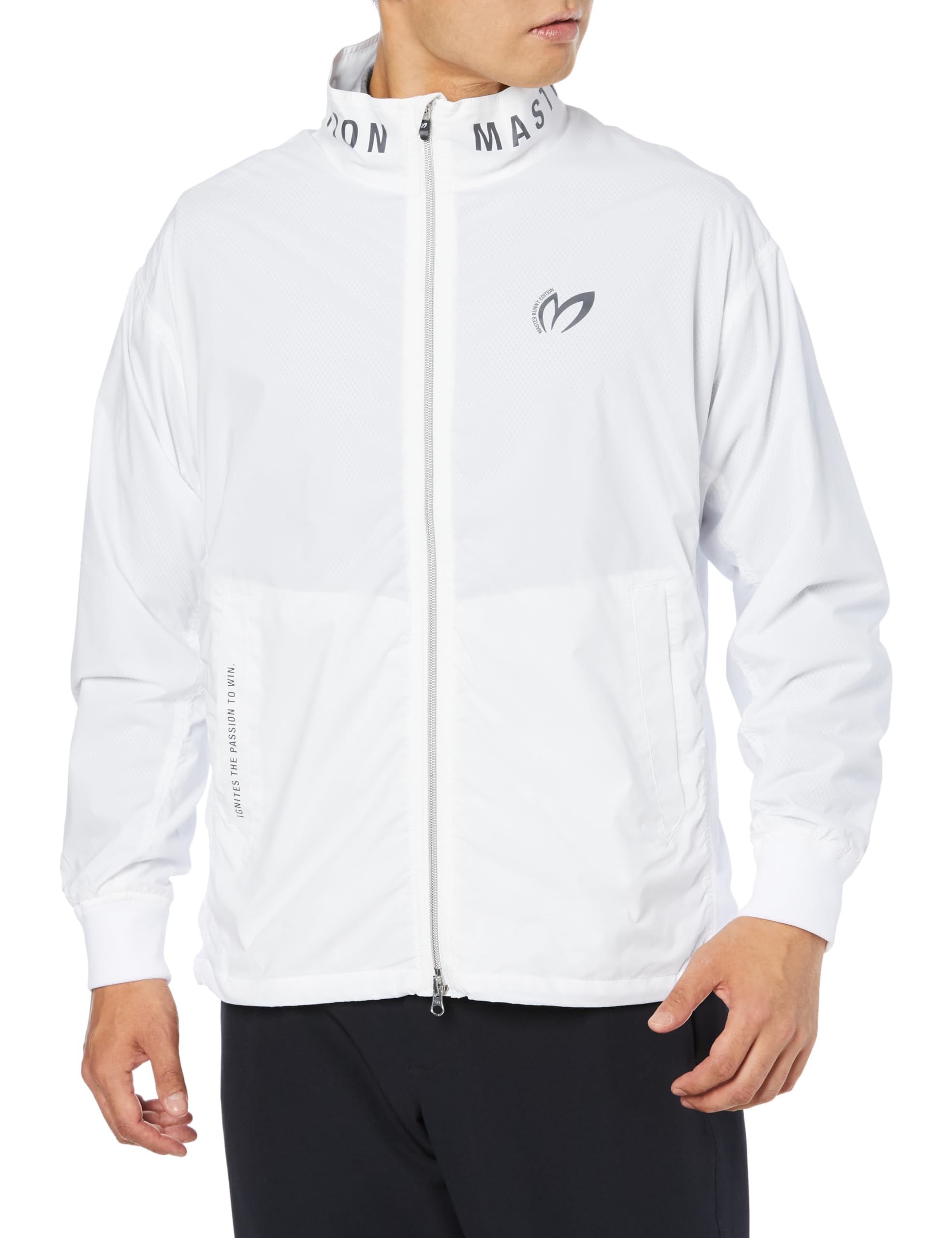 

full zip blouson Golf outerwear 6 [Master Bunny] Men s (stretchy/taffeta material) / / 758-3220903 030_White [LL]