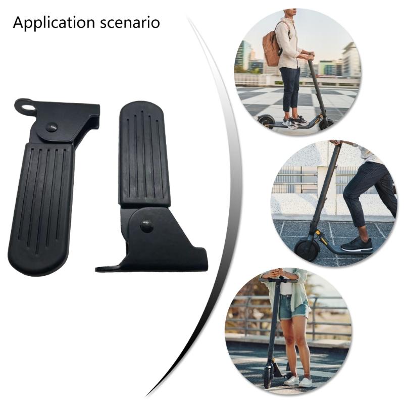 Electric Bicycles Rear Foot Backseats Stand Rear Seats Pedal Electric Bikes Pedal Folding Brackets Pedal Footrest Pedal
