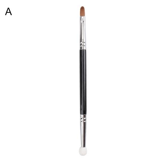 Concealer Brush Long Lifespan Anti-slip Mini Functional Double-ended Nose Shadow Makeup for Female