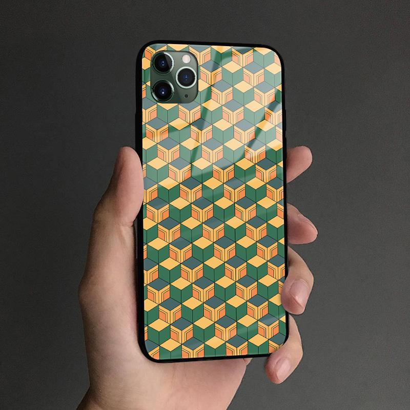 Giyu Tomioka Kimetsu no Yaiba silikonové sklo Kryt pouzdra na telefon pro iPhone SE 6 6s 7 8 Plus X XR XS 11 12 mini Pro max