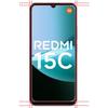 Verre Trempé - PHONILLICO - Xiaomi Redmi 15C 4G - Pack de 2 - Résistant aux rayures - Transparent