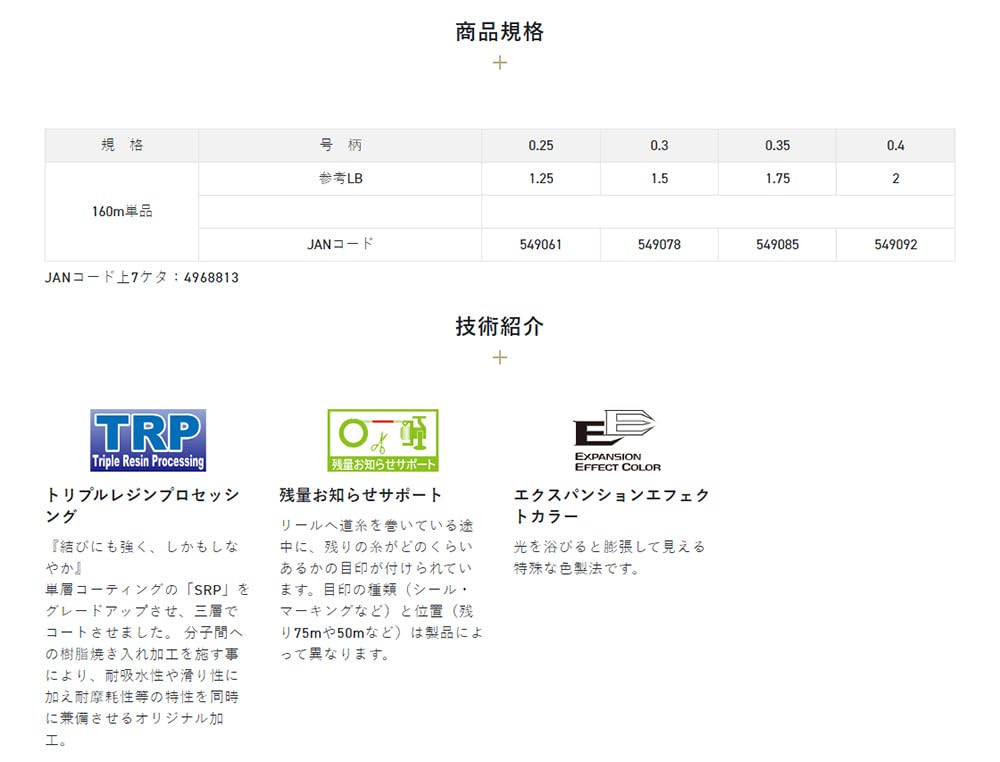 SUNLINE Troutist Trout Line, Ester Soft, Advantage Clear, 160m, 0.25