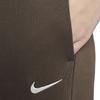 Nike Solid Color High Waist Casual Drawstring Wide Leg Knit Sports Pants Women pants Brown FZ7208-237