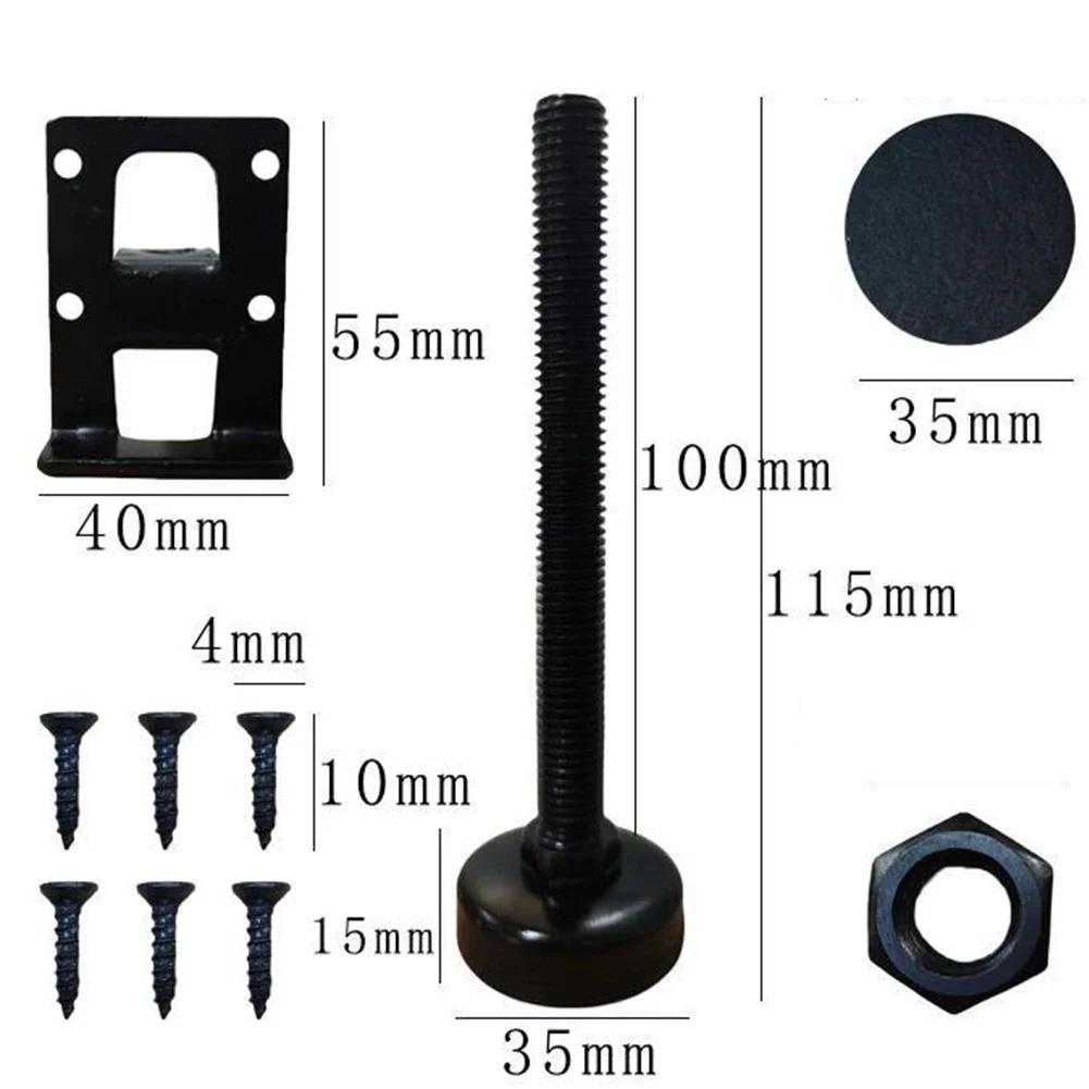 4pcs Furniture Adjustable Levelling Feet Furniture Legs Height Adjusters Furniture Levelling Feet Cabinet Table Support Hardware