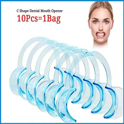 10Pcs Dental Mouth Opener C Shape Autoclavable Resistant Disinfection Disposable Intraoral Cheek Lip Opener Dentist Tool