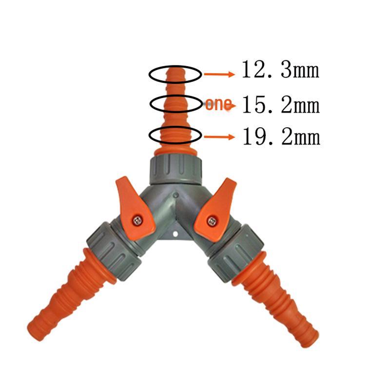 Verdickter ABS-Vierwege-Wasserrohr-Schnellverbinder mit Schalterventil-Verteiler