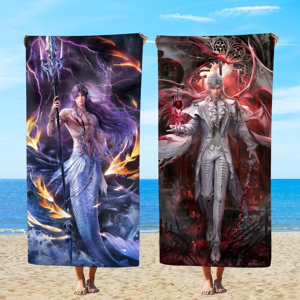 Towel Collection Textile Bathrobe Beach Quick-Drying Deepspace Lightweight Portable Camping Love And Swim Pool Travel