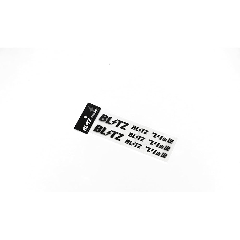 Blitz Variety Logo Sticker Black 13563