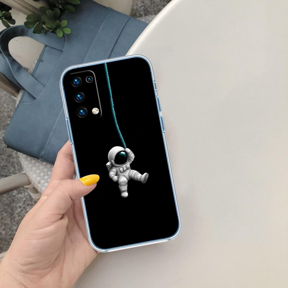 FM6 Astronaut Space Moon Phone Case for LG K22 K30 K40 K40S K41 K42 K50 K50S K51 K51S K52 K61 K62 K71 K92 Q60 Q61 V40 V50 V60