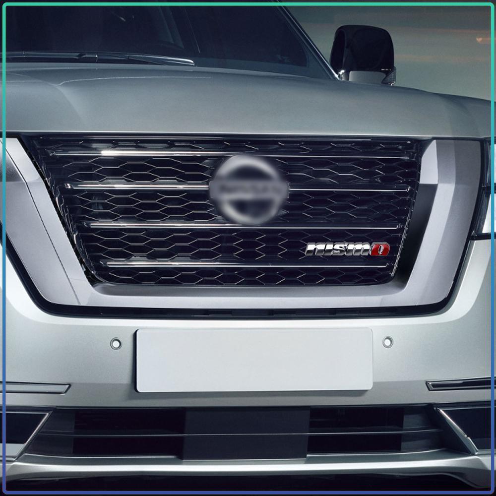 1Pc Metal Style Nismo Emblem Car Front Grille Trunk Decal Styling Accessories For Nissan Qashqai X J10 J11 Trail Tiida Juke Teana Pulsar Altima