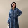 Aiyirui Commuter Denim Dress 1164