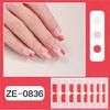 Gels Nail Strips Glittering Gels Nail Stickers Flowers Nail Art Stickers Nails Polish Wraps French Tip Nail Stickers