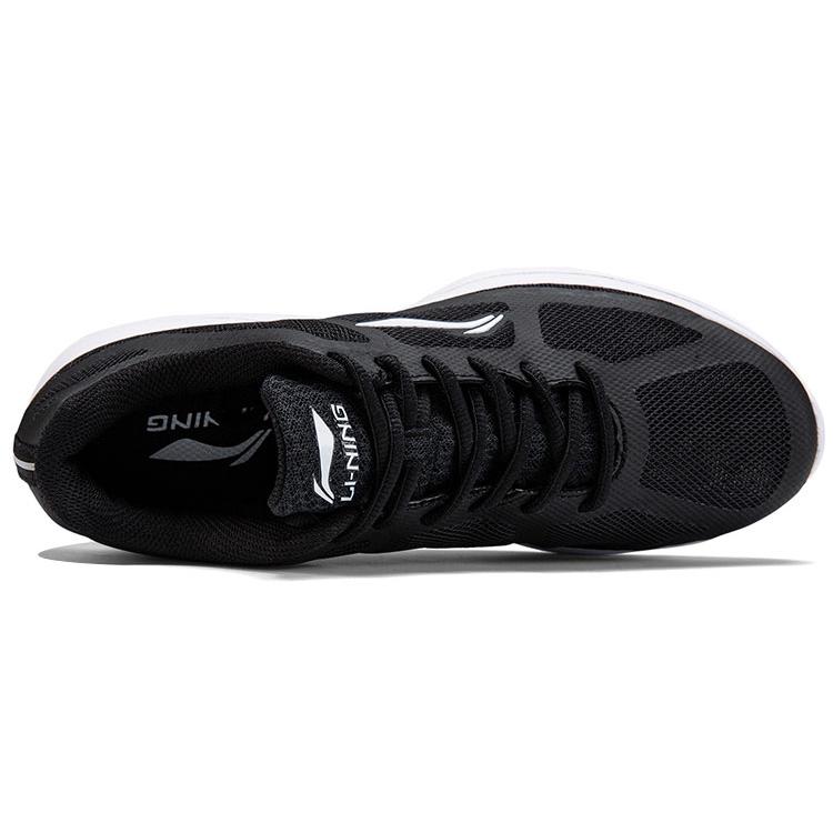 New LiNing Running Shoes Women's Black White ARBQ032-4