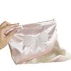 Bowknot Embroidered Chic Toiletry Bag Portable Makeup Pouch Versatile Travel Cosmetic Bag For Organizer Women Clutch Bag