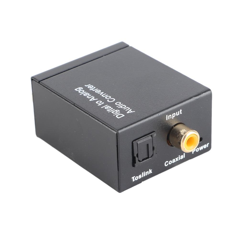RCA Output Digital Audio Converter Coaxial /Optical Input Coaxial To Analog Converter For Computer