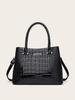 Autumn Patent Leather Glossy Women's Handbag Large Capacity Shoulder Bag Middle-aged Mom Bag
