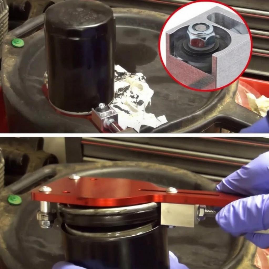 Screw-on-on Rigid Tool with Adjustment Rod Compatible for