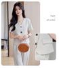 Women's Beige Petite Blazer: Summer 2024 High-End Short Fashion Suit