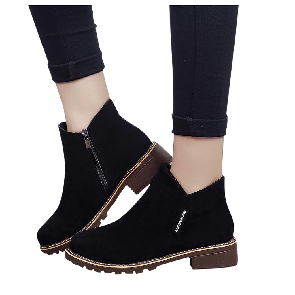plus size flat boots