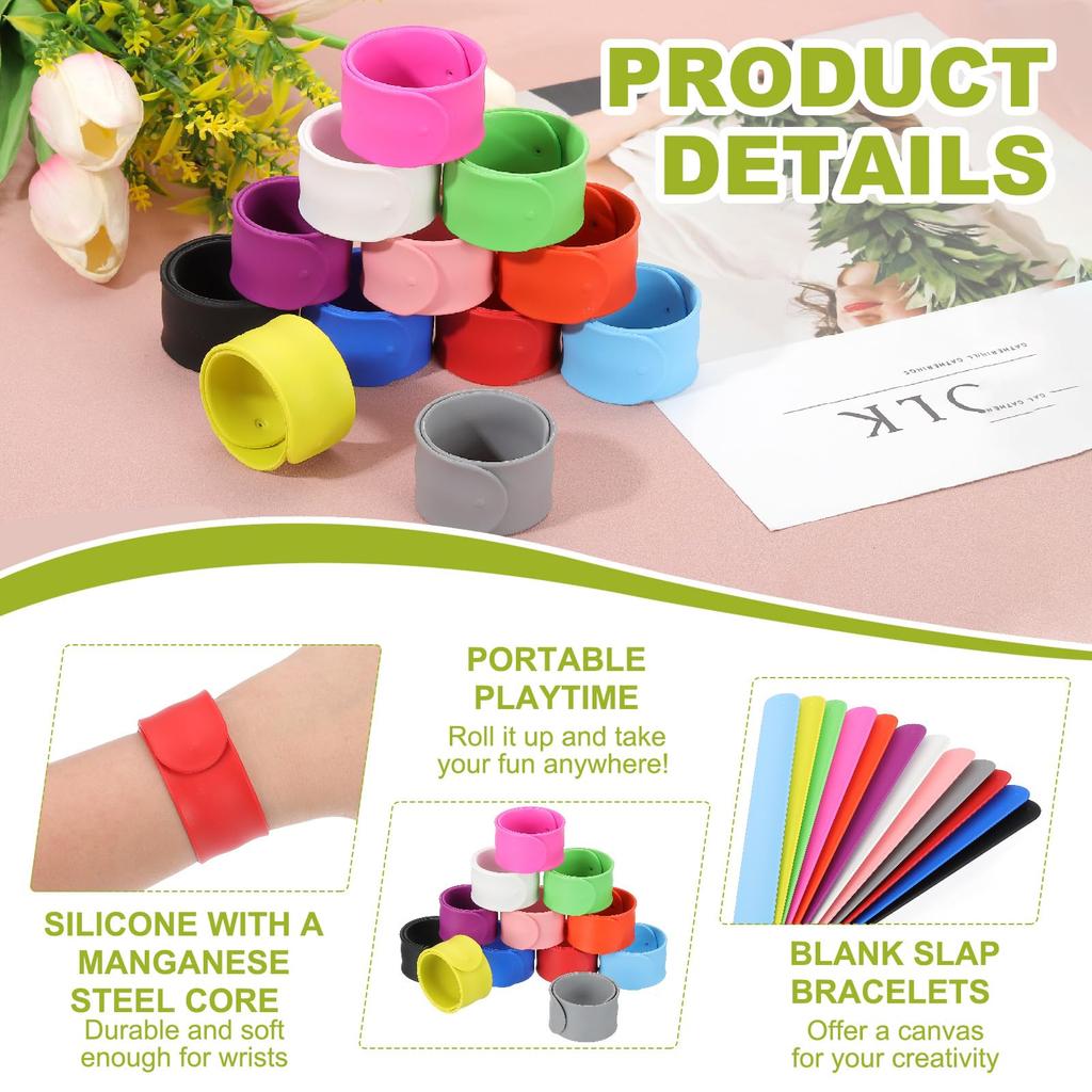 PATIKIL Tokat x 16 Silikon Tokat Bordo Boş Çıtçıt Yumuşak Poster Paketleme Kağıdı Rulosu Parti Kendin Yap Turuncu Bileklikler, 8,5" 1", Adetler, Bileklikler, Bantlar,