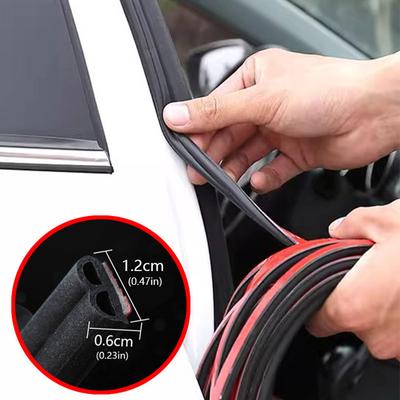 Ochranné pryžové těsnění dveří automobilu Ochranný kryt dveří Zvuková izolace Zvuková izolace Těsnící proužky ve tvaru B Samolepka Gumová lišta