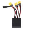 Dual Battery Parallel Module Adapter 20V‑72V Dual Battery Connector Adapter Increase Capacity Battery Discharge