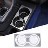 Silver Center Console Water Cup Holder Frame Cover Decor Trim For Tundra 2007-13
