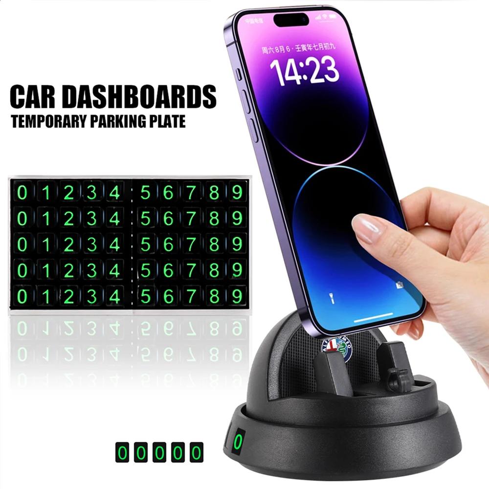 Pro Alfa Romeo 2026 Horká nálepka Držák na telefon do auta Podložka na palubní desku Protiskluzový stojánek Podpora pro mobilní telefon Pro Alfa Romeo 147 156 Giulia