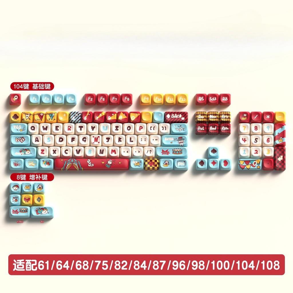 Personalized Customized PBT Thermal Sublimation Mechanical Keyboard Cap, Unique and Durable Keycap Set for Enthusiasts