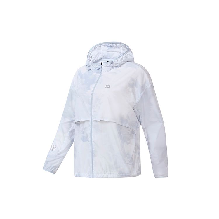 FILA Athletics Loose Fit Hooded Woven Long Sleeve Jacket Women Jacket A11W232701F-ZA