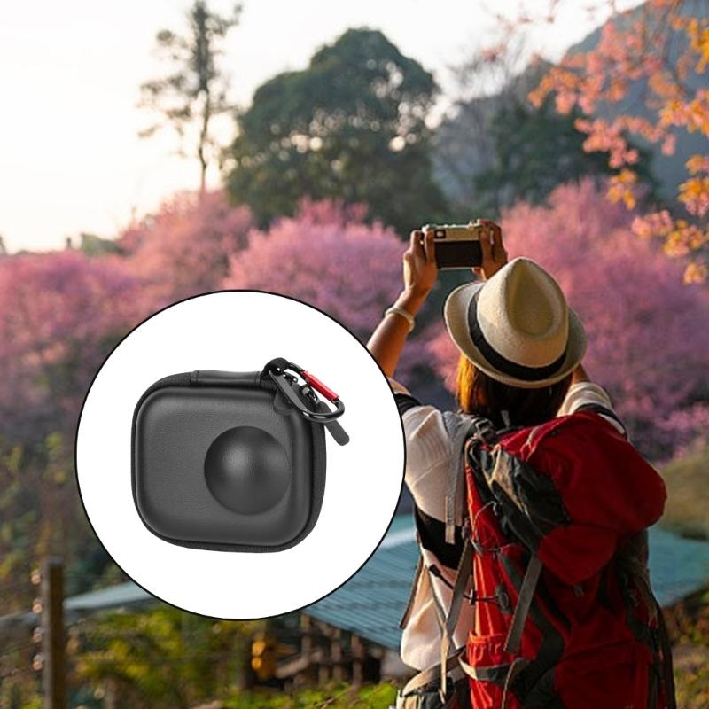 Travel Friendly Spacious Compact Water Resistant Storage Bag Case For Panoramic Camera Accessories And Gear Organization