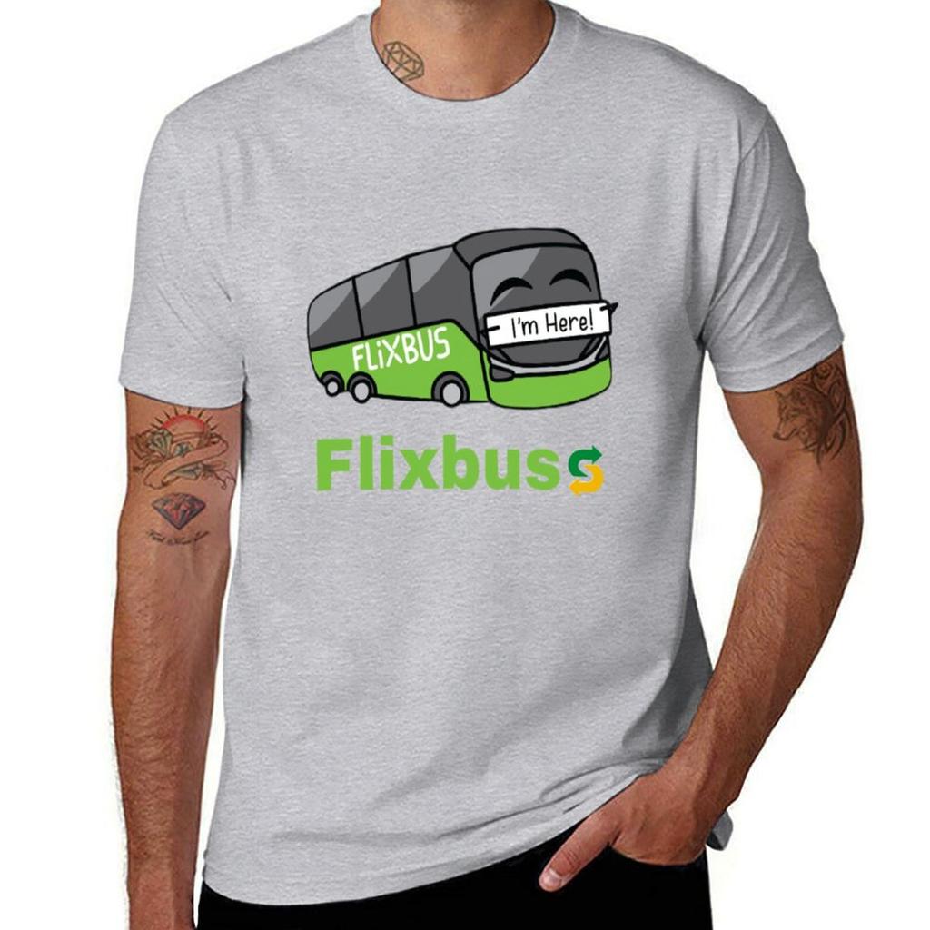 Flixbus T-Shirt Cute Clothes Hippie Clothes Anime Clothes Customs Men's T-shirts