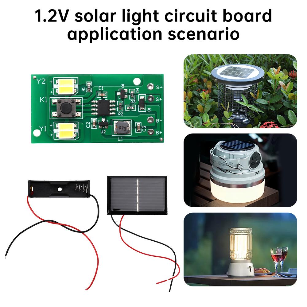 1.2V Solar Controller Charging Street Light Switch Circuit Board Charging Controller Circuit Switches Lithium Battery Charging B
