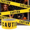 Halloween Tape Yellow Warning Scary Party Decorations Safety Scene Caution Tape Roll Party Props for Outdoor Door Window