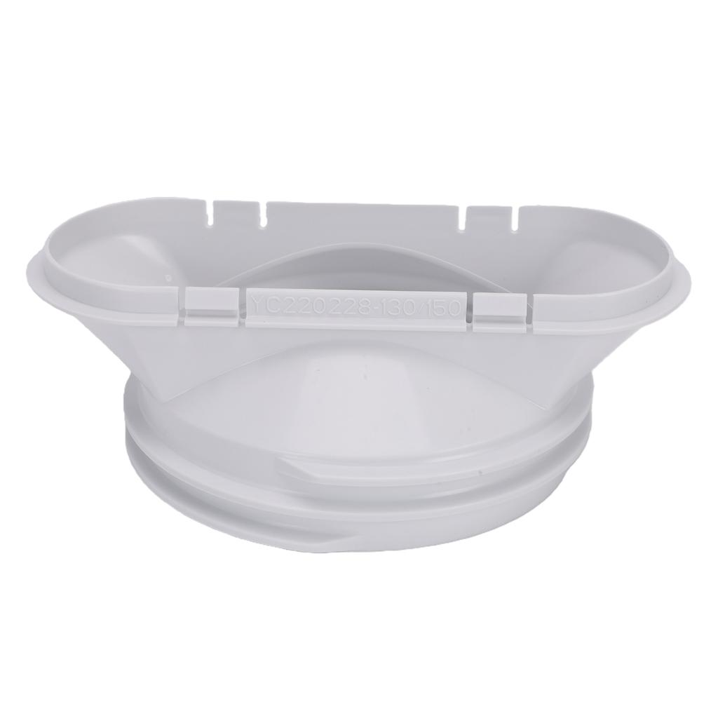 Conditioner Exhaust Hose Adapter 150mmCelsius130mm Window Plate Connector for Oval Vent