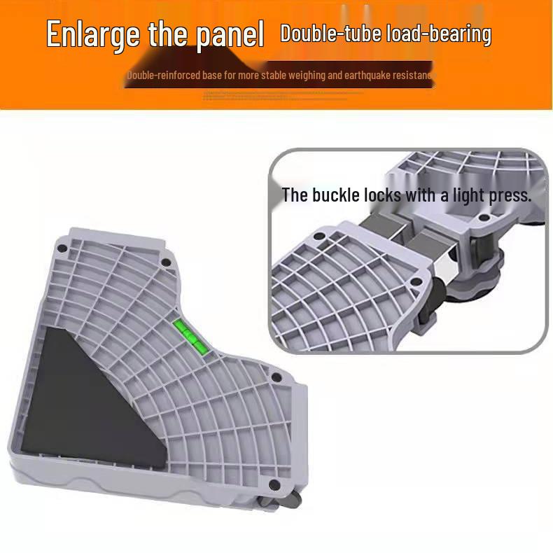 Adjustable Swivel Wheel Stand for Double Door Refrigerator or Single Door Washing Machine