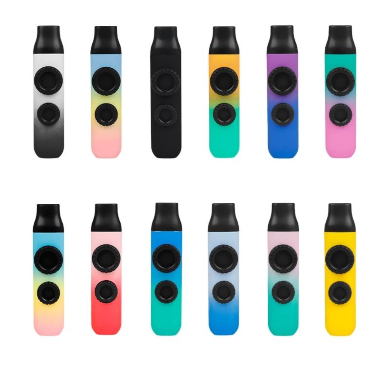 Easy to Playing ABS Construction Kazoo with Double Membrane Design Ideal for Beginners Children and Family Activity